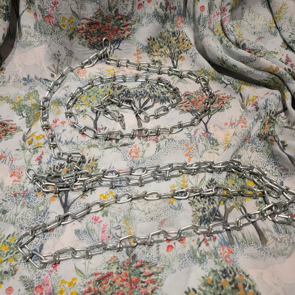 Lighting HC48 Shop Light Fixture Hanging Chain 2 Lengths Lot